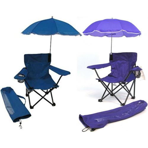  Redmon for Kids Beach Baby Kids Umbrella Camp Chair (Combo of Blue and Purple)
