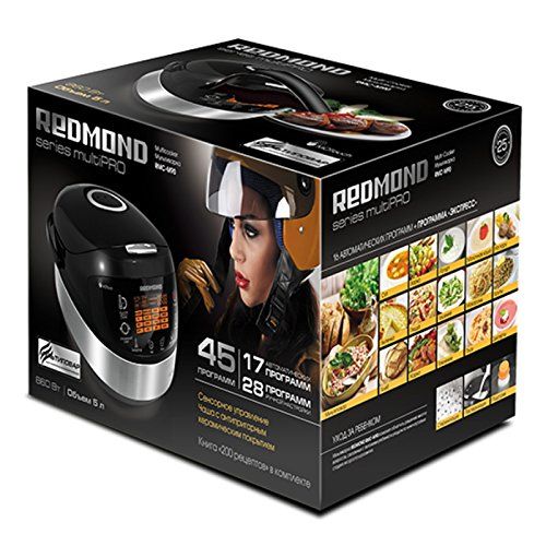  Redmond RMC-M70Multi Cooker with M90RU Black/Silver (Russian) 5Litres