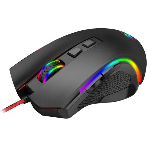  [아마존 핫딜] [아마존핫딜]Redragon M602 RGB Wired Gaming Mouse RGB Spectrum Backlit Ergonomic Mouse Griffin Programmable with 7 backlight modes up to 7200 DPI for Windows PC Gamers [Black]