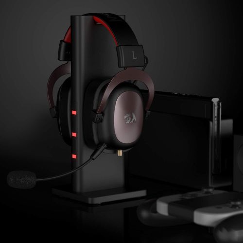  Redragon H510 Zeus Wired Gaming Headset - 7.1 Surround Sound - Memory Foam Ear Pads - 53MM Drivers - Detachable Microphone - Multi-Platforms Headphone - Works with PC, PS4/3 & Xbox