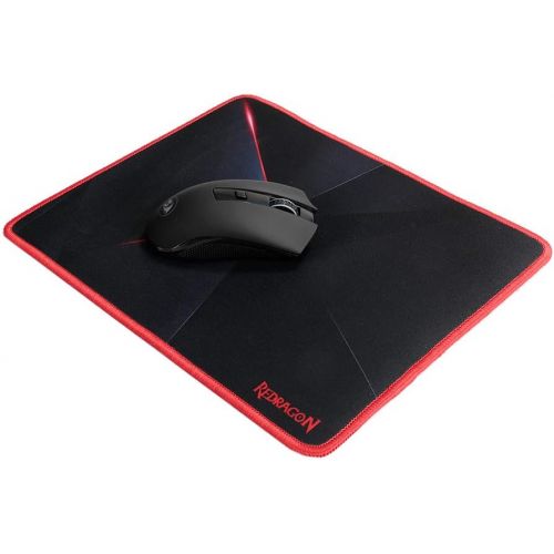  Redragon M652-BA Wireless Gaming Mouse and Mouse Pad Set, 2.4G Wireless Optical Mouse with 2400 DPI and Mouse Pad Combo for Notebook, PC, Laptop, Computer, Mac