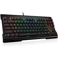 Redragon K561 VISNU 87 Keys Anti-ghosting RGB Backlit Waterproof Mechanical Gaming Keyboard with Clicky Blue Switches