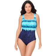 Reebok Women's Swimwear Sport Fashion Endless Endurance Scoop Neckline Soft Cup One Piece Swimsuit