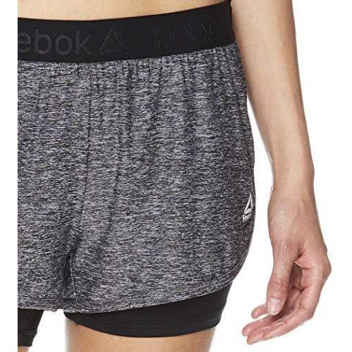  Reebok Womens Cardio Running Shorts w/Built in Compression