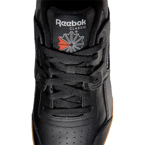  Reebok Mens Workout Plus Cross Trainer, Black/Carbon/Classic red, 8 M US