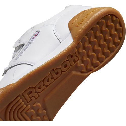  Reebok Mens Workout Plus Cross Trainer, White/Carbon/Classic red, 13 M US