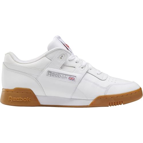  Reebok Mens Workout Plus Cross Trainer, White/Carbon/Classic red, 9.5 M US