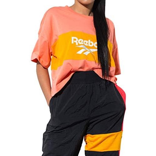  Reebok Womens Classics Vector Crop Top T-Shirt