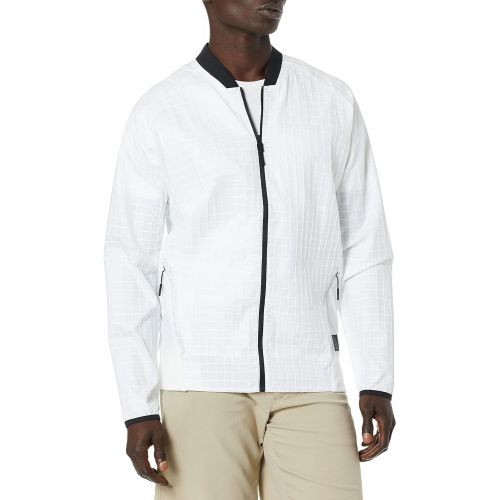  Reebok Mens Training Supply Knit Woven Bomber Jacket