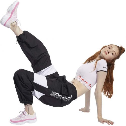  Reebok Womens Workout Ready Meet You There Wide Leg Pant