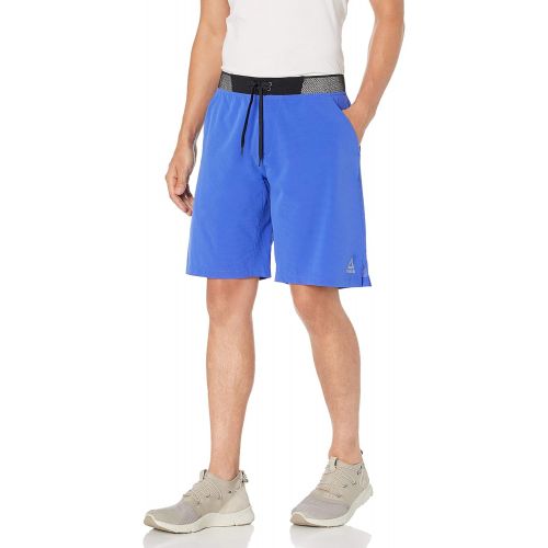  Reebok Mens Epic Knit Waistband Gym and Workout Shorts