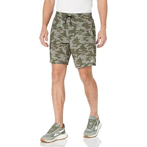  Reebok Mens Workout Ready Graphic Shorts