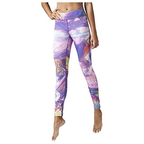  Reebok Womens One Series Lux Bold Workout Tights