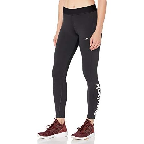  Reebok Womens Training Essentials Linear Logo Leggings