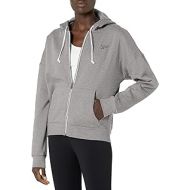 Reebok Womens Training Essentials Fleece Full Zip Hooded Track Top