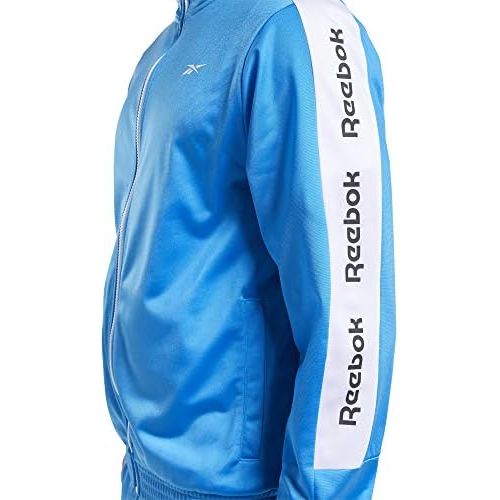  Reebok Mens Training Essentials Full Zip Linear Logo Track Jacket