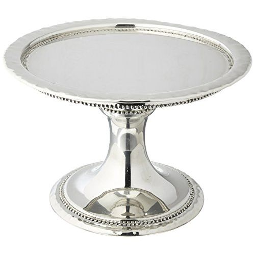  Reed & Barton Heritage Banded Bead Cake Stand Size: Small