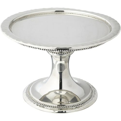  Reed & Barton Heritage Banded Bead Cake Stand Size: Small