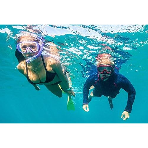  ReefTourer Unisex-Adult RC-0105-LV Mask Und Snorkel Combo Set, Lavender, One Size