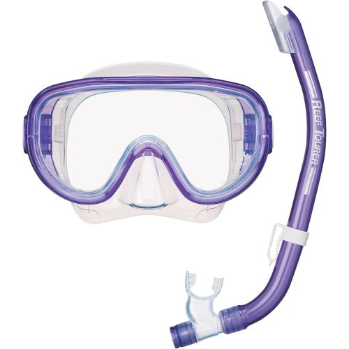  ReefTourer Unisex-Adult RC-0105-LV Mask Und Snorkel Combo Set, Lavender, One Size