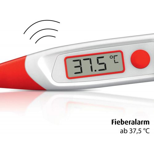  reer 9840 Digitales Express-Fieber-Thermometer fuers Baby, misst in 30 Sekunden, fuer Nickel-Allergiker geeignet