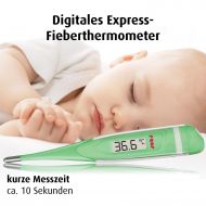 reer 9850 Digitales Express-Fieber-Thermometer fuers Baby, misst in 10 Sekunden, flexible Spitze
