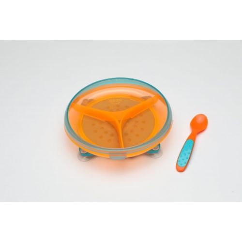  Reerpu ReeR Section Divided Plate Dish Stay Put Bowl with Twisty Suction Base for Infant Toddler and 6 Months...