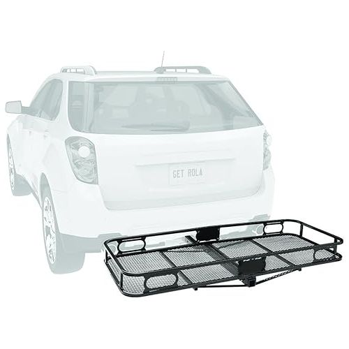  Reese Pro Series 63155 Rambler Hitch Cargo Carrier for 1-1/4” Receivers, Black