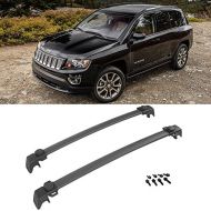 Reese Jeep Compass OE Style Roof Rack Crossbars Cargo Carrier Luggage Bike 2011-2016