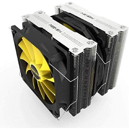  Reeven Okeanos Premium 140mm Dual FansHeatsinks CPU Cooler