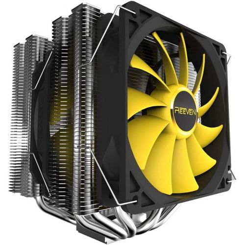  Reeven Okeanos Premium 140mm Dual FansHeatsinks CPU Cooler