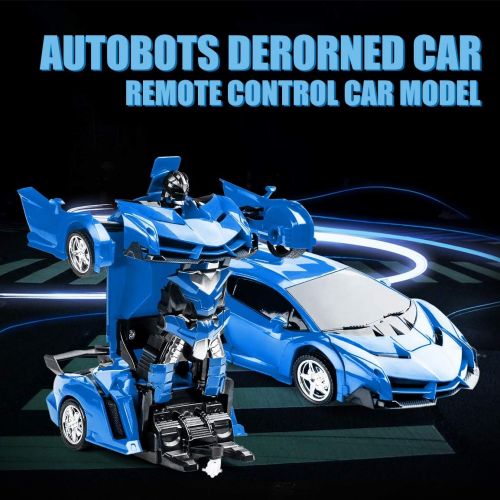  [아마존베스트]Refasy Children Remote Control Deformation Cars Toys for Kids-Hot Gift