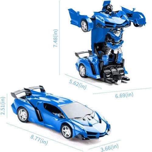  [아마존베스트]Refasy Children Remote Control Deformation Cars Toys for Kids-Hot Gift