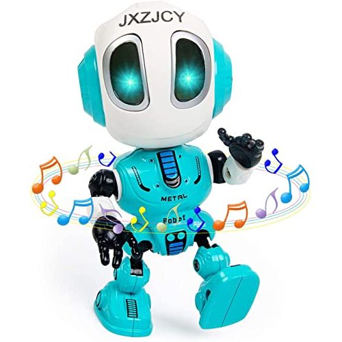  [아마존베스트]Refasy Talking Robot Toys for Kids, Mini Robot Toys Repeats What You Say with Flashing Lights and Touch Control, Children Toys Gifts for Boys and Girls Age 3 4 5 6 7 8 9