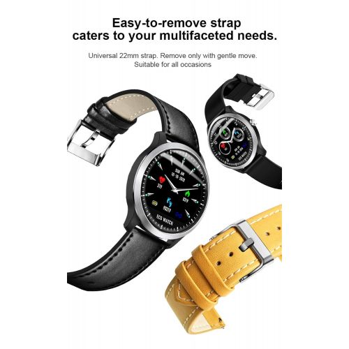  Refly N58 ECG Sports Watch HRV Report Blood Pressure Heart Rate Test ECG+PPG ECG Smart Bracelet