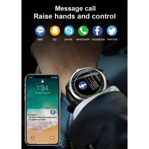  Refly N58 ECG Sports Watch HRV Report Blood Pressure Heart Rate Test ECG+PPG ECG Smart Bracelet