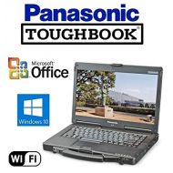 Refurbished Panasonic CF-53 Toughbook Rugged Laptop - 14 Touchscreen - Core i5 (Turbo Boost up to 3.2GHz) New Huge 1TB Solid State Drive - 16GB RAM - Windows 10 Pro + MS Office - W