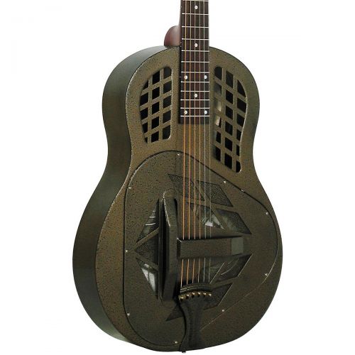  Regal},description:The Regal RC-58 Tricone Metal Body Resonator Guitar has spun aluminum cones and traditional T-style spiderbridge pump out bold volume with enhanced tonal comple