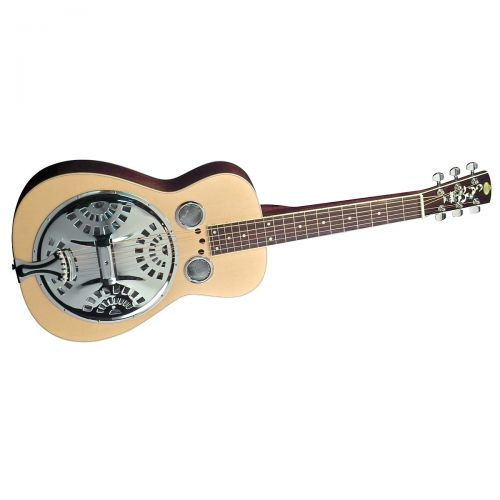  Regal},description:At the top of the line of the Regal Studio Series Resophonic Guitars, the RD-40 Square Neck Resonator has been redesigned from the inside out making it one of th