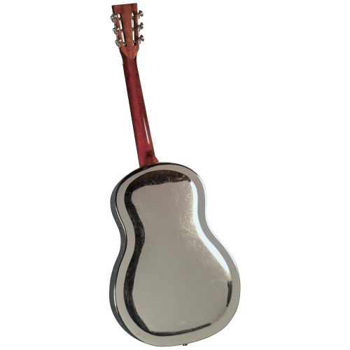  Regal RC-57 Metal Body Tricone Resophonic Guitar - Nickel-Plated Brass