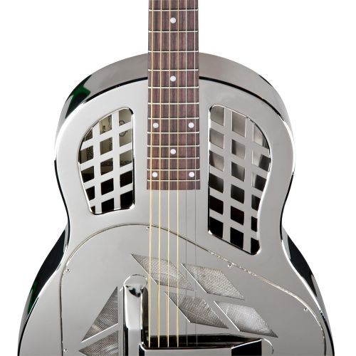  Regal RC-51 Metal Body Tricone Resophonic Guitar - Nickel-Plated Brass
