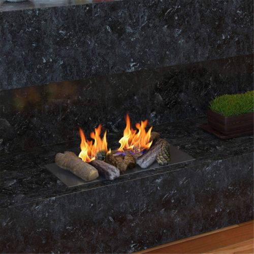  Regal Flame Set of 9 Ceramic Fiber Petite Propane Gel Ethanol or Gas Fireplace Logs