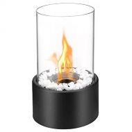 Regal Flame Eden Ventless Tabletop Portable Bio Ethanol Fireplace in Black