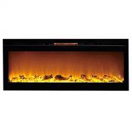 Regal Flame Astoria 60 Log Built-in Ventless Recessed Wall Mounted Electric Fireplace Better than Wood Fireplaces, Gas Logs, Inserts, Log Sets, Gas, Space Heaters, Propane