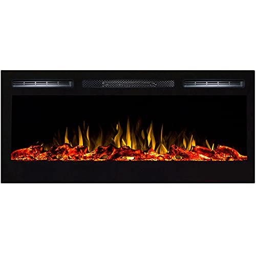  Regal Flame Lexington 35 Log Built in Wall Ventless Heater Recessed Wall Mounted Electric Fireplace Better than Wood Fireplaces, Gas Logs, Inserts, Log Sets, Gas Fireplaces, Space