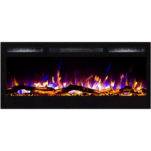  Regal Flame Lexington 35 Log Built in Wall Ventless Heater Recessed Wall Mounted Electric Fireplace Better than Wood Fireplaces, Gas Logs, Inserts, Log Sets, Gas Fireplaces, Space