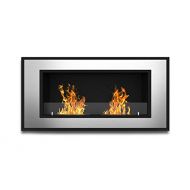 Regal Flame Moda Flame Lugo Wall Mounted Bio Ethanol Ventless Fireplace Non Gel