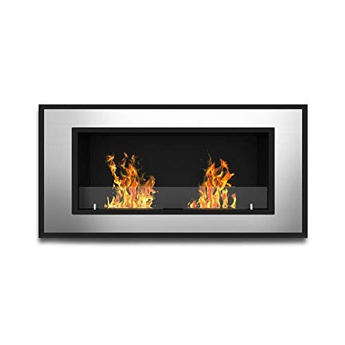  Regal Flame Moda Flame Lugo Wall Mounted Bio Ethanol Ventless Fireplace Non Gel