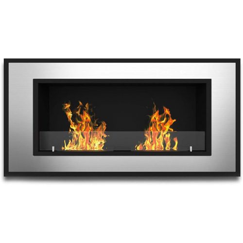  Regal Flame Moda Flame Lugo Wall Mounted Bio Ethanol Ventless Fireplace Non Gel