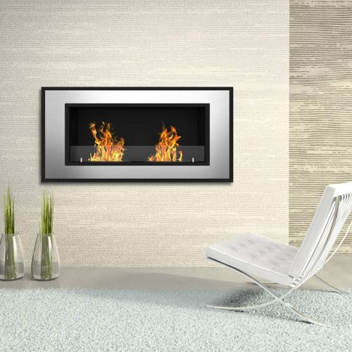  Regal Flame Moda Flame Lugo Wall Mounted Bio Ethanol Ventless Fireplace Non Gel